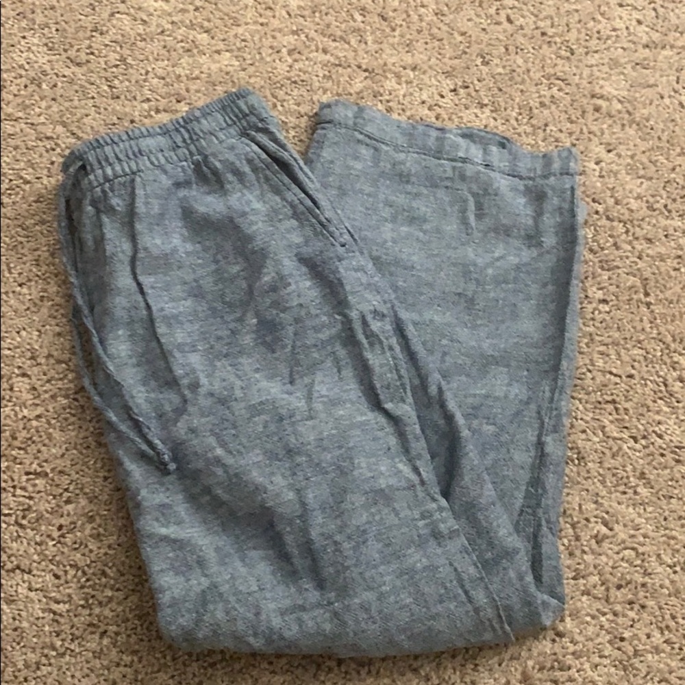 Blue linen pants!